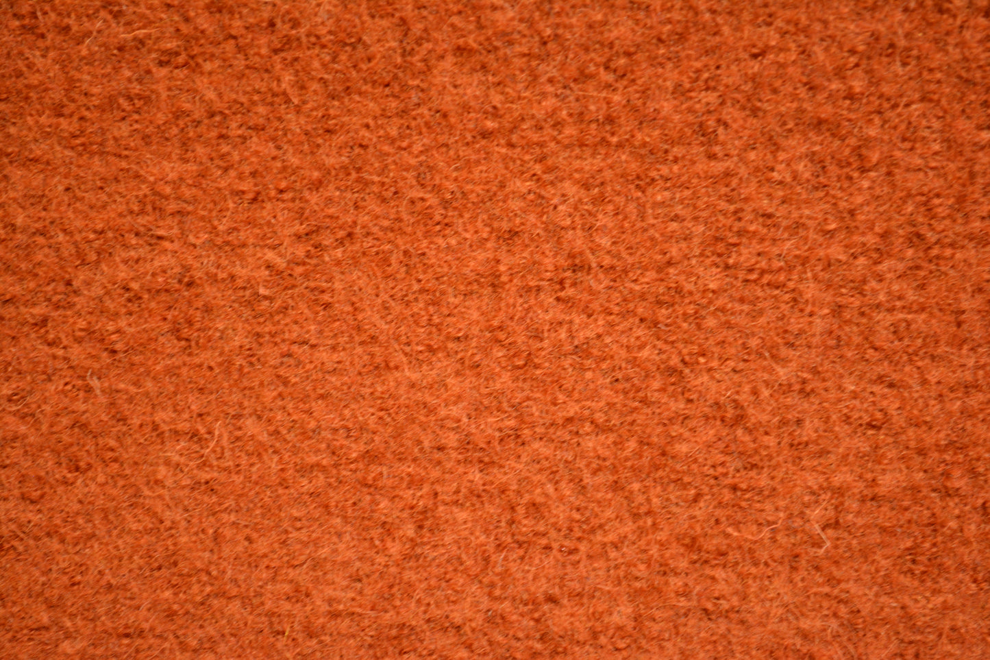 Merino Boiled Wool Fabric- Rust