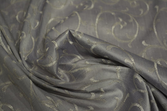 100% Silk - Embriodered & Beaded