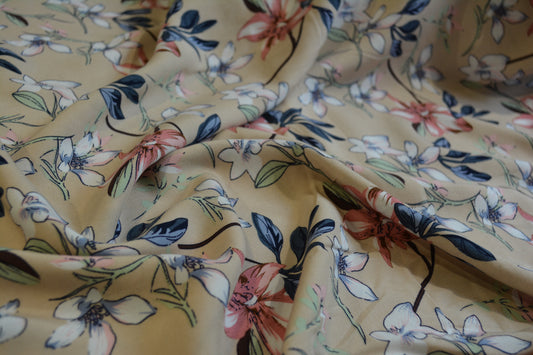 Viscose Fabric - Sweet Summer - Dessert Sand