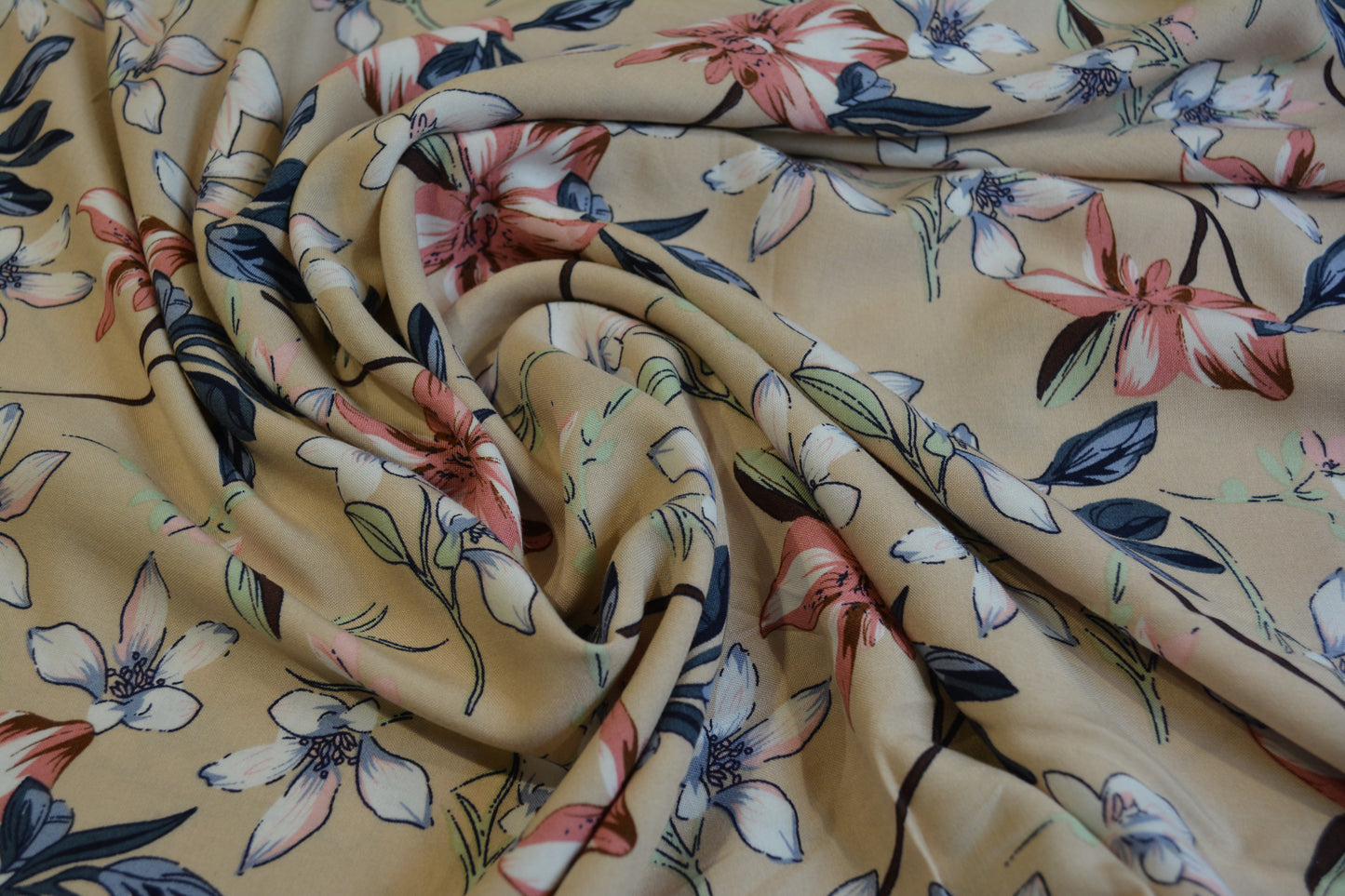 Viscose Fabric - Sweet Summer - Dessert Sand