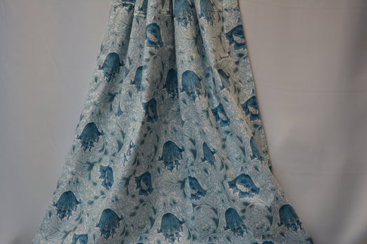 William Morris 100% Cotton Fabric - Sky