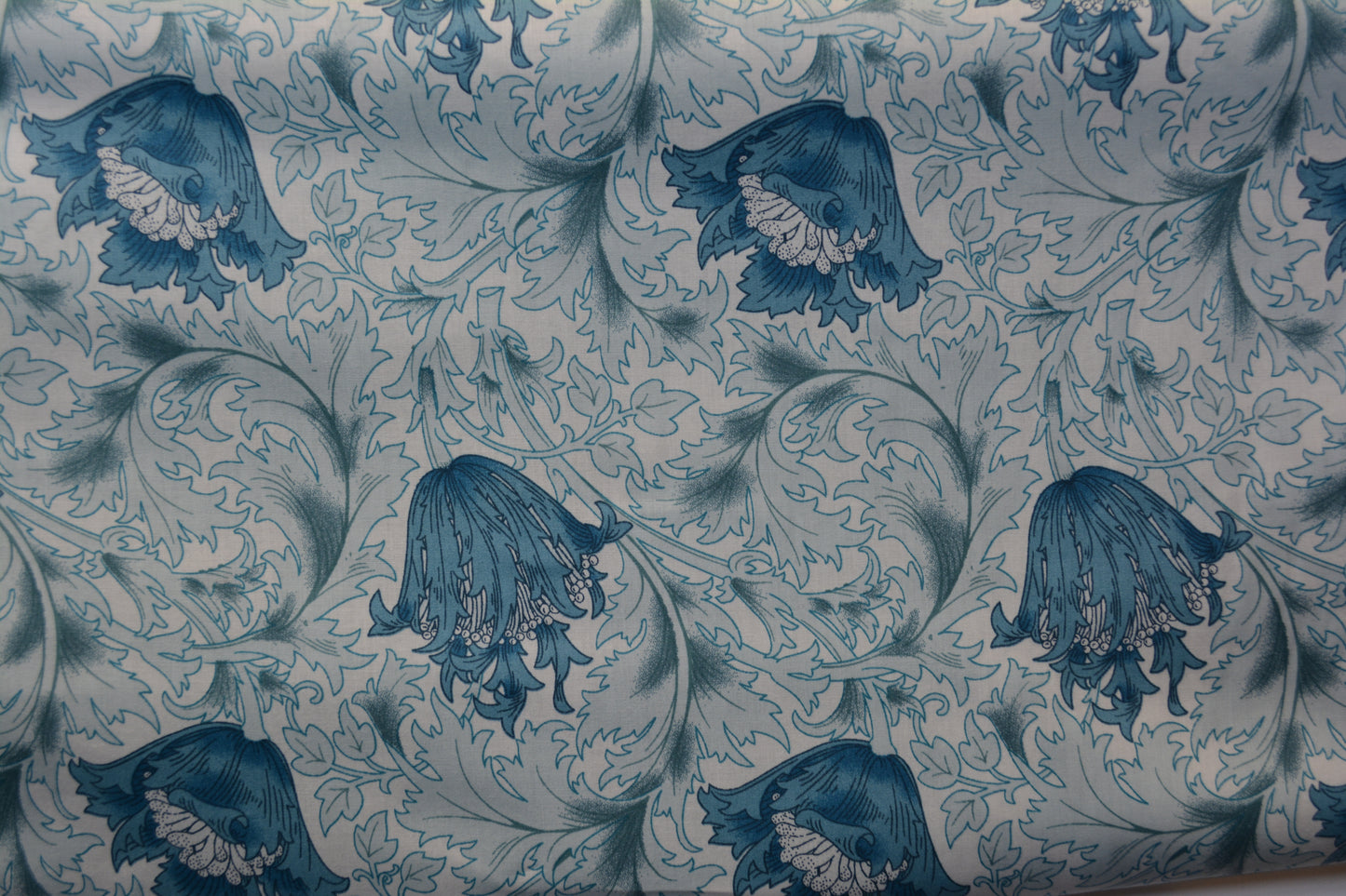 William Morris 100% Cotton Fabric - Sky