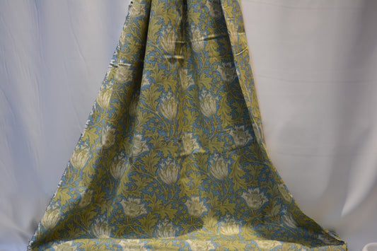 William Morris 100% Cotton Fabric - Capri Blue