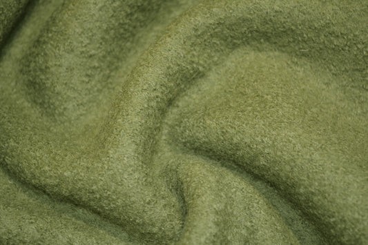 Merino Boiled Wool Fabric- Pistachio